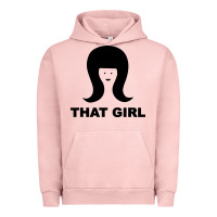 Pigment Salmon that girl Urban Hoodie - DesigneFamous