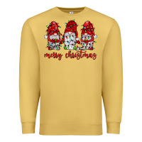 Antique Gold merry christmas gnome with christmas lights Premium Sweatshirt - JahusDesignShop