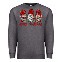 Charcoal Heather merry christmas gnome with christmas lights Premium Sweatshirt - JahusDesignShop