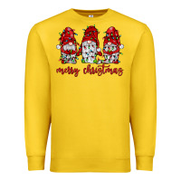 Lemon merry christmas gnome with christmas lights Premium Sweatshirt - JahusDesignShop
