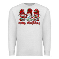 Oatmeal Heather merry christmas gnome with christmas lights Premium Sweatshirt - JahusDesignShop