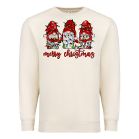 Merry Christmas Gnome With Christmas Lights Premium Sweatshirt | Teevron