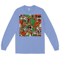 Colony Blue christmas donkey Long Sleeve Tee - FaDigitalArtStudio