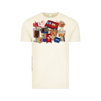 Vintage Arctic Postal Worker Coffee Cups Vintage Tee - FaDigitalArtStudio