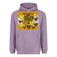 Yellow Hearts Heavyweight Hoodie | Teevron