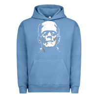 Pigment Pebble Blue frankenstein Urban Hoodie - DesigneFamous