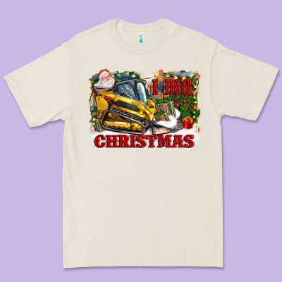 I Dig Christmas Premium Tee Designed By Cowgirlartshop