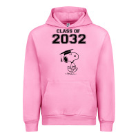 Fuchsia Pink funny graduation class of 2032 Urban Hoodie - DesigneFamous