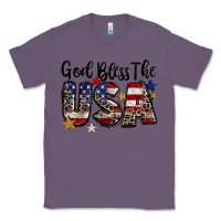 Lavender god bless the usa Classic Tee - CowGirlArtShop