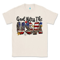 Natural god bless the usa Classic Tee - CowGirlArtShop