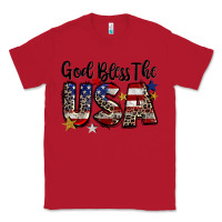 Red god bless the usa Classic Tee - CowGirlArtShop