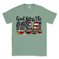 Sage god bless the usa Classic Tee - CowGirlArtShop