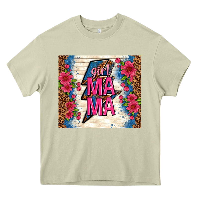 Girl Mama Thunder With Flowers Heavy Core Tee by TumblerDesignByShophia | Teevron