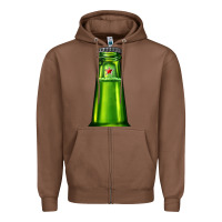 Chestnut green beer Zipper Hoodie - AdoDesignShop