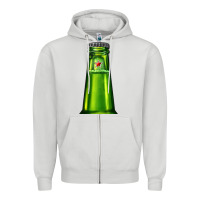 Dove Grey green beer Zipper Hoodie - AdoDesignShop