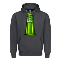 Smoke green beer Zipper Hoodie - AdoDesignShop