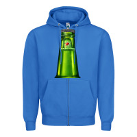 True Royal green beer Zipper Hoodie - AdoDesignShop