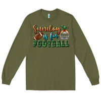 Army Green sunday is for football Long Sleeve Tee - BundleAndBundleShop
