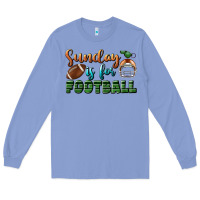 Colony Blue sunday is for football Long Sleeve Tee - BundleAndBundleShop