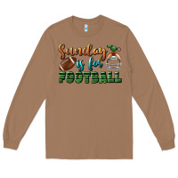 Toasted Coconut sunday is for football Long Sleeve Tee - BundleAndBundleShop
