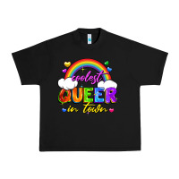 Black Coolest queer in town Urban Heavy Tee - FaDigitalArtStudio