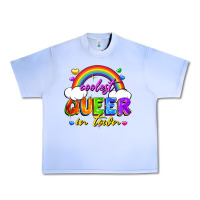 Grape Ice Coolest queer in town Urban Heavy Tee - FaDigitalArtStudio