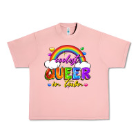 Salmon Coolest queer in town Urban Heavy Tee - FaDigitalArtStudio
