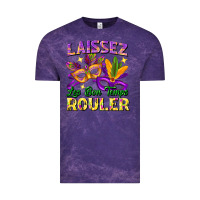 Cloud Purple Laissez les bon temps rouler Vintage Tee - FaDigitalArtStudio