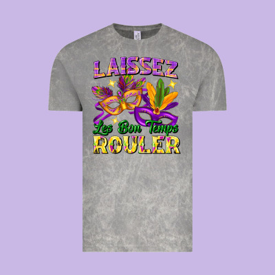 Laissez Les Bon Temps Rouler Vintage Tee Designed By Fadigitalartstudio