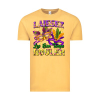 Vintage Mustard Laissez les bon temps rouler Vintage Tee - FaDigitalArtStudio