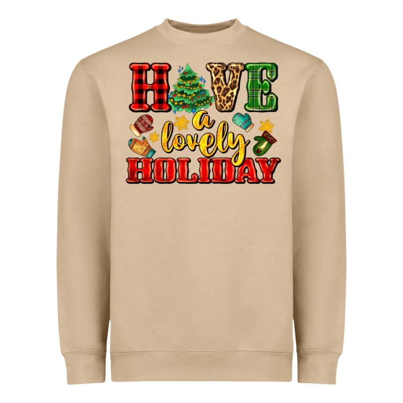 Have A Lovely Holiday With Gloves Heavyweight Sweatshirt by AdoDesignShop | Teevron