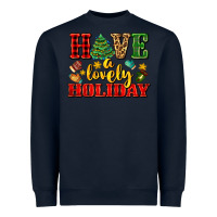 Navy have a lovely holiday with gloves Heavyweight Sweatshirt - AdoDesignShop