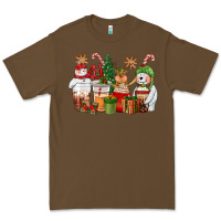Cacao christmas polar bear reindeer and snowman coffee c Premium Tee - CowGirlArtShop
