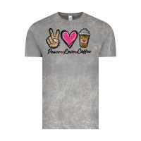 Cloud Rock peace love coffee Vintage Tee - Jasminsmagicworld