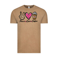 Vintage Coffee peace love coffee Vintage Tee - Jasminsmagicworld