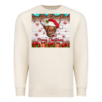 Sandshell merry christmas cow Premium Sweatshirt - JahusDesignShop