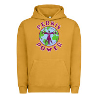 Pigment Peanut Butter heavyweights power Urban Hoodie - DesigneFamous