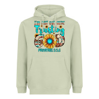 Matcha i m just out here trusting god proverbs 3 5,6 Heavyweight Hoodie - JahusDesignShop