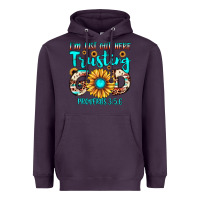 Plum i m just out here trusting god proverbs 3 5,6 Heavyweight Hoodie - JahusDesignShop