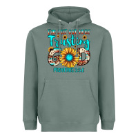 Sage i m just out here trusting god proverbs 3 5,6 Heavyweight Hoodie - JahusDesignShop
