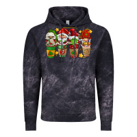 Cloud Black christmas coffee cups gnomies Vintage Hoodie - FaDigitalArtStudio