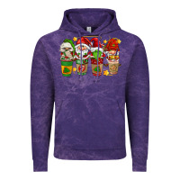 Cloud Purple christmas coffee cups gnomies Vintage Hoodie - FaDigitalArtStudio
