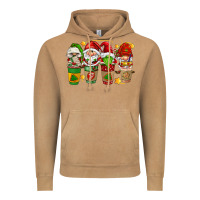 Vintage Camel christmas coffee cups gnomies Vintage Hoodie - FaDigitalArtStudio