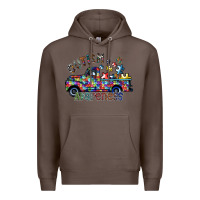 Coffee autism avareness Premium Hoodie - SublimationCraftShop