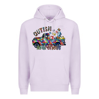 Lilac autism avareness Premium Hoodie - SublimationCraftShop