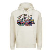 Oatmeal Heather autism avareness Premium Hoodie - SublimationCraftShop