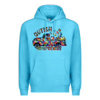 Ocean Blue autism avareness Premium Hoodie - SublimationCraftShop