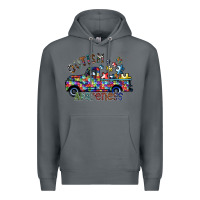 Rock autism avareness Premium Hoodie - SublimationCraftShop