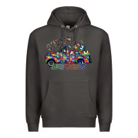 Smoke autism avareness Premium Hoodie - SublimationCraftShop
