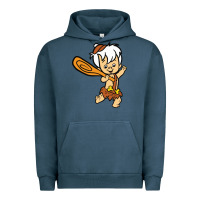 Pigment Midnight Navy bamm bamm Urban Hoodie - DesigneFamous